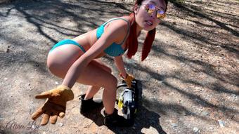 Asian Brat Stepsis Struggles To Use Saw - Apr 2, 2021 (layndare)