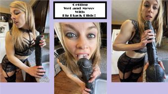 Getting Wet & Messy with Big Black Dildo - May 22, 2022 (The3kins)
