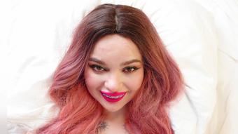 PINK HAIR FACE FETISH 4K | CUM FOR ME (Alex Kaminsky PAWG)