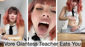 Vore Giantess Teacher Eats You - April 11, 2024 (Yourhikerbabe)