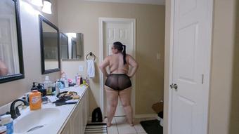 Sheer/Mesh Panty Review and Model (VioletWanderer)