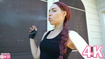 Lara Croft's Smoking JOI (MissMilaRose)