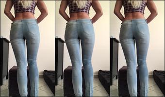 Tight jean edging (Goddess Vanessa)