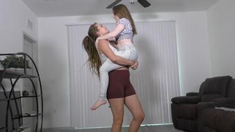 Sablique lifts Alice (Alexis Rain)