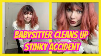 Babysitter Cleans Up Stinky Accident - February 11, 2025 (Yourhikerbabe)