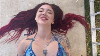 Beautiful Agony by the pool (evaray)