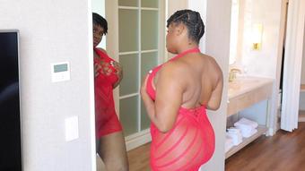 curvygirlnxtdoor 05 02 2021 2024386172 How are we liking this red bodystocking   (curvygirlnxtdoor)