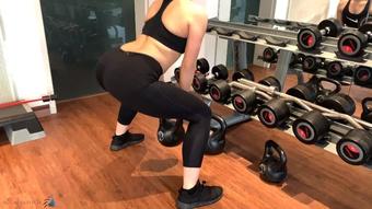 Business Bitch Business Woman Trains In Gym To Stay Fit (Business Bitch)