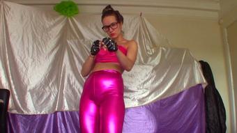 Glove Punched & Scissored (Goddess Vanessa)