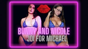 Bunny and Nicole: JOI for Michael - August 16, 2023 (LittleBunnyB)