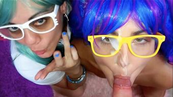 Blowjob Leads To Facial With Glasses On (Helenas Cock Quest)
