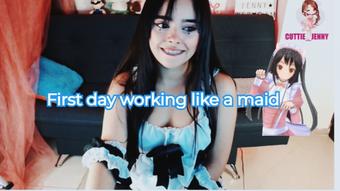 First day working like a maid (CuttieJennie)