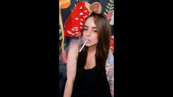 Smoking on Bathroom Floor (Dani Lynn)