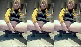 Slut Public Toilet Anal Pump (Shannon Heels)