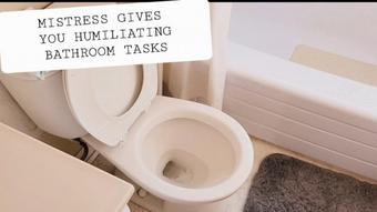 FILTHY BATHROOM HUMILIATION TASKS POV - February 11, 2022 (AlleriaMystic)