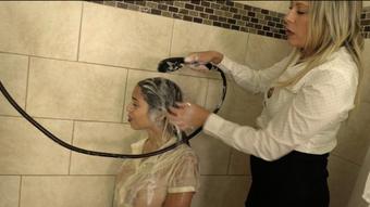 Boss Washes Secretary's Dirty Hair (Ginary)