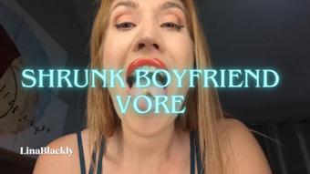 Shrunken Boyfriend VORE - Giantess (LinaBlackly)