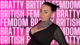 Bratty British Femdom JOI (MissValentina)