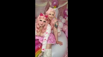 daddy's girls fill balloon room - January 16, 2022 (GothAmber)