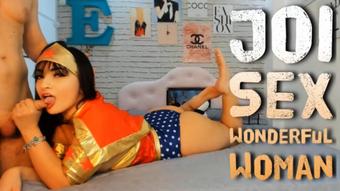 Wonder woman cosplay JOI blowjob and sex - June 08, 2020 (Emanuelly Raquel)