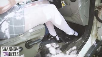 High Heel Pedal Pumping (Shannon Heels)