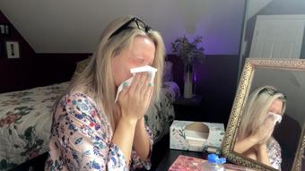 Hair, Makeup, Sneezing, and Nose Blowing (SneezeGoddess)