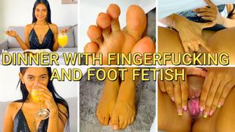 DINNER WITH FINGERFUCKKING AND FOOT FETISH (zuleyka basil)