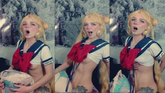 Sailor Moon cosplay - Sex with pillow - Jun 6, 2020 (Lil cosplay slut)