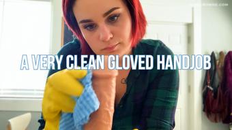 A Very Clean Gloved Handjob (Nina Crowne)