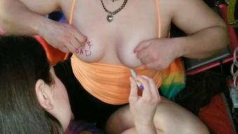 Spank Me, Bad Girl! Breast Punishment (LadyMissy)
