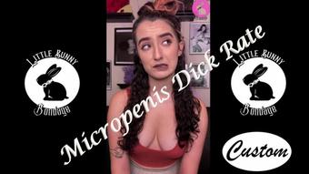 Custom Micro Penis Dick Rate - Dec 5, 2021 (LittleBunnyB)