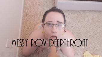 Messy POV Deepthroat - Jun 22, 2019 (AliceBlack)