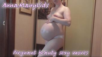 Annamanyvids Pregnant Beauty Sexy Moves (AnnaManyVids)