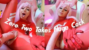 Zero Two Takes Huge Cock (mikisayshi)