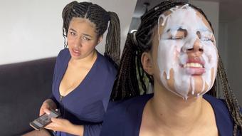 You promised me you won't cum on my face - April 24, 2023 (Colombianbigass)