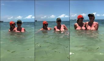therealjuliaann 07 05 2019 31196504 EXCLUSIVE   vid of me and @VickyVette naked outdoors in Mexico  Like our titties  Feet and (therealjuliaann)