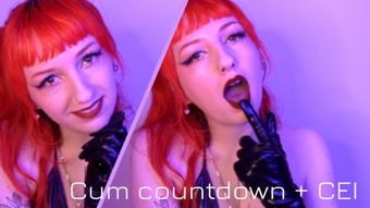 Humiliating cum countdown and CEI (Ellie Haze)