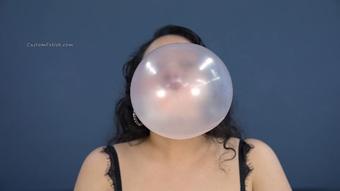 Velouria 's 1st Bubble Gum Bubble Blowin (Custom Fetish)
