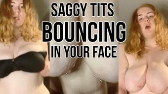 POV Saggy Tits Teen Rides Your Cock (BustySeaWitch)