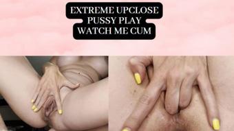 Extreme Close-Up Pussy Play (LinaBlackly)