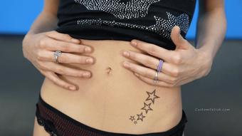 Candy C's First Belly Button Show (Custom Fetish)