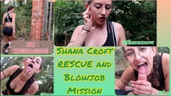 SHANA CROFT RESCUE BLOWJOB COSPLAYING CUM IN MOUTH SWALLOW (Alfxnow)