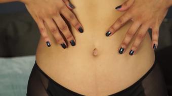 Violet's First Belly Button Exploration (Custom Fetish)