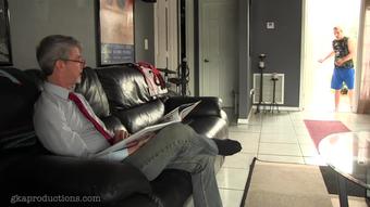 Cameron Gets Lectured While Blowing Dad (Ginary)