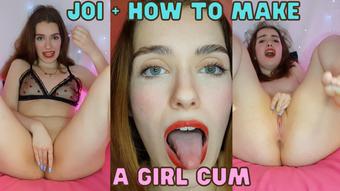 JOI How To Make a Girl Cum - April 08, 2022 (WetSchoolGirl)