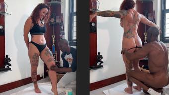 Coach Oiled Me Down While I Posed (RealLuciPower)