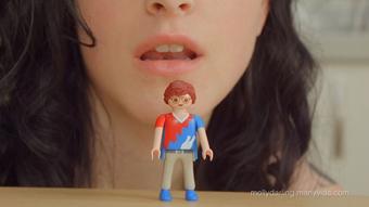 Giantess Teases Small Man - Vore Fetish (Molly Darling)