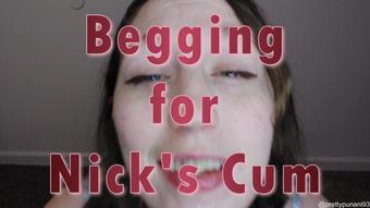 Begging for Nick's Cum (Lizzymaestro)