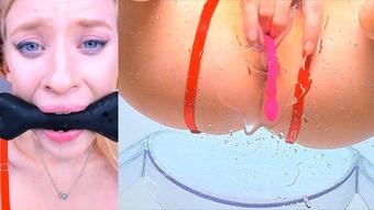 Gagged slave squirting for master - October 11, 2022 (Jane_Klein)