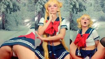 Custome vid: Sailor Moon Twerk - Jun 19, 2020 (Lil cosplay slut)